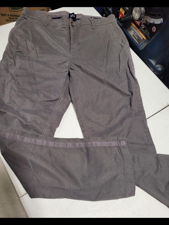 GAP Pants - Women's Casual Gray Chinos - Classic Straight Fit